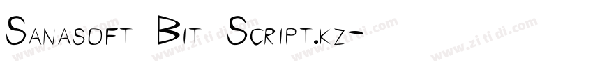 Sanasoft Bit Script.kz字体转换